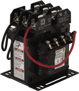 Square D 1 Phase, 200 VA, Top Mount Fuse Block Control Transformer 176°F Temp Rise 9070TF200D1 - 69529857