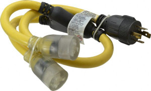 Southwire 4 Conductors, 125/250 VAC, 20 Amp, 10 AWG, Generator Cord For Use with NEMA Receptacles on Generators 19348802 - 00768812