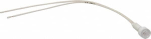 ACI Advance Controls, Inc. 110 V Clear Lens Indicating Light Round Lens, Leads Connector, 12" OAL x 10" Wide 104118 - 06045637