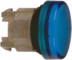 Schneider Electric Blue Lens LED Pilot Light Round Lens, Shock Resistant, Vibration Resistant, Water Resistant ZB4BV063 - 43451137