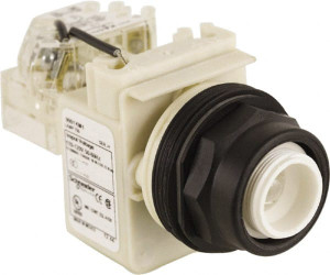 Schneider Electric 110 VAC at 50/60 Hz via Transformer, 120 VAC at 50/60 Hz via Transformer Press-to-Test Indicating Light Round Lens, Screw Clamp Connector, Corrosion Resistant, Dust Resistant, Oil Resistant 9001SKT1 - 69674067