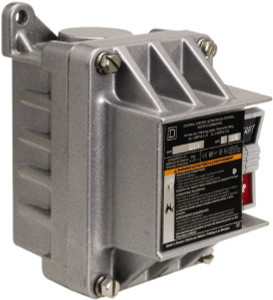 Schneider Electric 2 Operator, Projecting Pushbutton Control Station Start, Stop (Legend), Momentary Switch, NO/NC Contact, NEMA 7, 9 9001BR204 - 69655199