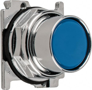 Eaton Cutler-Hammer Flush Pushbutton Switch Operator Blue, Round Button, Nonilluminated 10250T108 - 07826290
