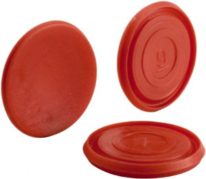 Schneider Electric Pushbutton Switch Color Insert Red, Round Button, Nonilluminated 9001T8RD - 54424767