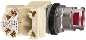 Schneider Electric 30mm Mount Hole, Flush, Pushbutton Switch Octagon, Green Pushbutton, Illuminated, Momentary (MO) 9001K3L35GH13 - 69654978