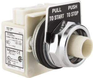 Schneider Electric 30mm Mount Hole, Extended Straight, Pushbutton Switch Only Maintained (MA) 9001KR9P1 - 69654077