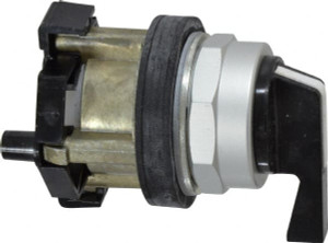 Eaton Cutler-Hammer 30-1/2mm Mount Hole, 2 Position, Lever Operated, Selector Switch Only Black, Maintained (MA) - Maintained (MA), Nonilluminated, Oil and Watertight HT8JDH3A - 74767914 Eaton Cutler-Hammer 30-1/2mm Mount Hole, 2 Position, Lever Operated, Selector Switch Only Black, Maintained (MA) - Maintained (MA), Nonilluminated, Oil and Watertight HT8JDH3A - 74767914