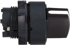 Schneider Electric 22mm Mount Hole, 3 Position, Handle Operated, Selector Switch Only Black, Momentary (MO), Nonilluminated, Shock, Vibration and Water Resistant ZB5AD7 - 69675288