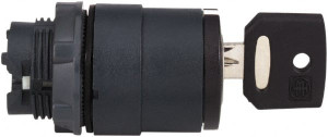 Schneider Electric 22mm Mount Hole, 3 Position, Key Operated, Selector Switch Only Black, Maintained (MA), Shock, Vibration and Water Resistant ZB5AG0 - 69675296