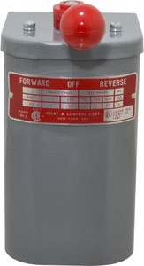 Made in USA 230 VAC/VDC, 550 VAC Input Volt, Maintained (MA), Enclosed Drum Switch 6-1/8 Inch Wide x 3-1/2 Inch Deep x 5-5/8 Inch High, CSA Certified, UL Listed RS-5 - 63748917