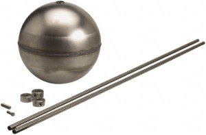 Square D Pressure and Level Switch Float Kit Include 2 Rod, 4 Stops and Float, For Use with 9036D, 9036G, 9038A, RoHS Compliant 9049A6CS - 69670081