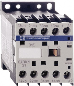 Schneider Electric 3NO/NC, 24 VDC Control Relay 17 V CA3KN31BD - 69531267