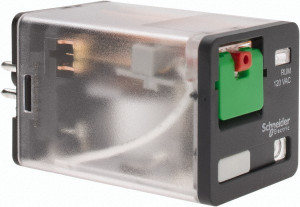 Schneider Electric 3 at 60 Hz VA Power Rating, Octal Electromechanical Plug-in General Purpose Relay 10 Amp at 277 VAC & 30 VDC, DPDT, 120 VAC, 35mm Wide x 56mm High x 35.4mm Deep RUMC22F7 - 69679652