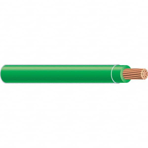 Southwire Building Wire, Conductor Type: THHN, Core Type: Stranded, Wire Size (AWG): 10, Amperage: 30, Jacket Material: PVC, Jacket Color: Green 22977384 - 19421247