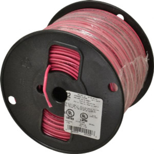 Southwire THHN/THWN, 12 AWG, 20 Amp, 500 ft. Long, Stranded Core, 19 Strand Building Wire Red, Thermoplastic Insulation 22966601 - 54126966