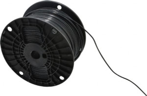 Southwire THHN/THWN, 14 AWG, 15 Amp, 500 ft. Long, Solid Core, 1 Strand Building Wire Black, Thermoplastic Insulation 11579001 - 54126503