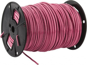 Southwire THHN/THWN, 10 AWG, 30 Amp, 500 ft. Long, Stranded Core, 19 Strand Building Wire Pink, Thermoplastic Insulation 26053901 - 54127154