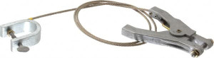 Hubbell 19 AWG, 3 Ft., C-Clamp, Hand Clamp, Grounding Cable with Clamps Noninsulated GCSP-HC-03 - 03384393