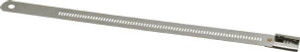 Thomas & Betts 6" Long Black Stainless Steel Standard Cable Tie 250 Lb Tensile Strength, 0.25mm Thick, 4" Max Bundle Diam TYS6-470 - 54060389