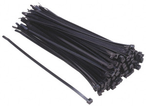 Thomas & Betts 14.2" Long Black Nylon Standard Cable Tie 120 Lb Tensile Strength, 1.91mm Thick, 1-1/4" Max Bundle Diam L-14-120-0-C - 73125296