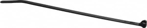 Thomas & Betts 5-1/2" Long Black Nylon Standard Cable Tie 40 Lb Tensile Strength, 1.31mm Thick, 28.7mm Max Bundle Diam TY24MX - 04942595