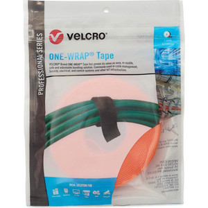 Velcro Cable Ties, Cable Tie Type: Reusable Cable Tie, Material: Hook and Loop, Color: Orange, Overall Length (Feet): 15, Overall Length (Decimal Inch): 180.00000, Maximum Bundle Diameter (Inch): 0.75 31296 - 16427155
