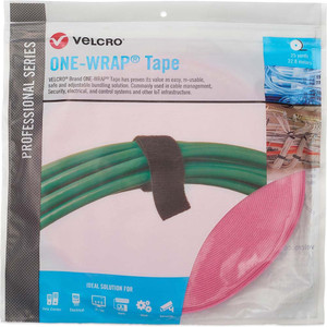 Velcro Cable Ties, Cable Tie Type: Reusable Cable Tie, Material: Hook and Loop, Color: Erica Violet, Overall Length (Feet): 75, Overall Length (Decimal Inch): 300.00000, Maximum Bundle Diameter (Inch): 0.75 30968 - 16427221