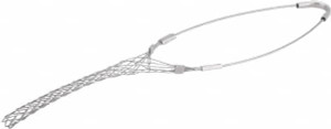 Woodhead - Molex 0.53 to 0.73 Inch Cable Diameter, Galvanized Steel, Single Loop Support Grip 15-1/2 Inch Long, 1,100 Lb. Breaking Strength, 6-1/2 Inch Mesh Length 36567 - 70498969