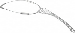 Woodhead - Molex 0.96 to 1-1/4 Inch Cable Diameter, Galvanized Steel, Single Loop Support Grip 20 Inch Long, 1,900 Lb. Breaking Strength, 11 Inch Mesh Length 36574 - 70498993