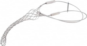 Woodhead - Molex 0.96 to 1-1/4 Inch Cable Diameter, Galvanized Steel, Locking Bale and Universal Loop Support Grip 28 Inch Long, 1,900 Lb. Breaking Strength, 11 Inch Mesh Length 36594 - 70499066