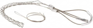 Woodhead - Molex 1/2 to 0.61 Inch Cable Diameter, Tinned Bronze, Double Loop Support Grip 18 Inch Long, 770 Lb. Breaking Strength, 11 Inch Mesh Length 35135 - 70498563