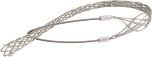 Woodhead - Molex 1-1/2 to 1.99 Inch Cable Diameter, Tinned Bronze, Single Loop Support Grip 45 Inch Long, 4,720 Lb. Breaking Strength, 35 Inch Mesh Length 35438 - 70498555