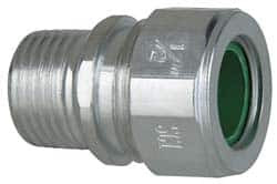 Crouse-Hinds 0.45 to 0.56" Liquidtight Straight Strain Relief Cord Grip 1/2 NPT, 1-5/16" OAL, Steel CG50 560 - 04499174