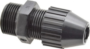 Thomas & Betts 0.25 to 0.4" Liquidtight Straight Strain Relief Cord Grip 3/4" Thread, 2.7" OAL, Nylon 2693 - 54060520
