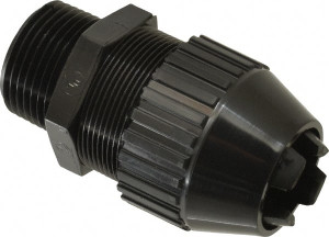 Thomas & Betts 0.66 to 0.78" Liquidtight Straight Strain Relief Cord Grip 1" Thread, 3.3" OAL, Nylon 2676 - 54060553