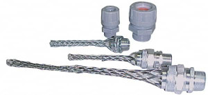 Woodhead - Molex Liquidtight Straight Strain Relief Cord Grip 1-1/4 NPT, 5-5/8" OAL, Iron & Zinc-Plated Steel 36373 - 70497607