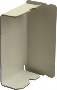 Legrand Wiremold 1-29/32 Inch Long x 1-3/16 Inch Wide x 7/8 Inch High, Rectangular Raceway Fitting Ivory, For Use with Wiremold 2400 Series Raceways V2410B - 07499973