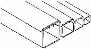 Thomas & Betts 10 ft. Long x 6" Deep x 6" Wide PVC Raceway Continuous Cover, 1 Channel, 17017 - 54091525