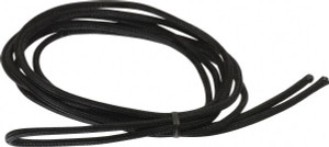 Techflex Black Braided Cable Sleeve 10 ft. Coil Length, -103 to 257°F F6N0.13-10 - 71403919