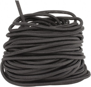 Techflex Black Braided Cable Sleeve 200 ft. Coil Length, -103 to 257°F F6N0.25 - 71403935