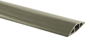 Hubbell Wiring Device-Kellems 1 Channel, 10 Ft Long, 7.9mm Max Compatible Cable Diam, Gray PVC On Floor Cable Cover 2-3/4" Overall Width x 13.5mm Overall Height, 15.2mm Channel Width x 7.9mm Channel Height FT2GY10 - 55540868