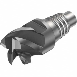 Sandvik Coromant 3/8" Mill Diam, 0.2087" LOC, 0.2087" OAL, 4 Flute Square End Mill Head E10 Connection, Solid Carbide, Right Hand Flute, 50° Helix, Series CoroMill 316 7611827 - 15488307
