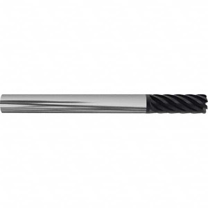 Accupro 3/4" Diam 7 Flute Solid Carbide 0.06" Corner Radius End Mill AlTiCrN Finish, 6" OAL, 3-1/4" LOC, 3/4" Shank Diam, 38° Helix, RH Cut, RH Flute 6504074 - 12748976