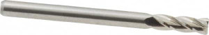 M.A. Ford 1/8" Diam 4 Flute Solid Carbide 0.015" Corner Radius End Mill Uncoated, 1-1/2" OAL, 3/8" LOC, 1/8" Shank Diam, 30° Helix, RH Cut, RH Flute, Centercutting 11112511 - 00427682