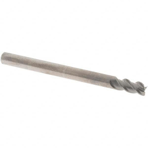 OSG 1/8" Diam 3 Flute Solid Carbide 0.01" Corner Radius End Mill Uncoated, 1-1/2" OAL, 1/4" LOC, 1/8" Shank Diam, 45° Helix, RH Cut, RH Flute 20410200 - 88369822 OSG 1/8" Diam 3 Flute Solid Carbide 0.01" Corner Radius End Mill Uncoated, 1-1/2" OAL, 1/4" LOC, 1/8" Shank Diam, 45° Helix, RH Cut, RH Flute 20410200 - 88369822