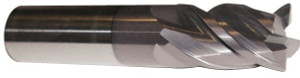 PROMAX Tools 1" Diam 4 Flute Solid Carbide 0.03" Corner Radius End Mill AlTiN Finish, 5" OAL, 2-3/4" LOC, 1" Shank Diam, 40° Helix, RH Cut, RH Flute 156-46434 - 02829364 PROMAX Tools 1" Diam 4 Flute Solid Carbide 0.03" Corner Radius End Mill AlTiN Finish, 5" OAL, 2-3/4" LOC, 1" Shank Diam, 40° Helix, RH Cut, RH Flute 156-46434 - 02829364