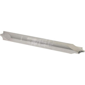 Accupro 0.094" Radius, 1/4" Diam, 2 Flute Solid Carbide Corner Rounding End Mill Double End, Uncoated, 2-1/2" OAL, 1/4" Shank Diam 12180339 - 01176858