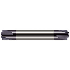 Harvey Tool 0.5mm Radius, 3/16" Diam, 4 Flute Solid Carbide Corner Rounding End Mill Double End, AlTiN Finish, 2" OAL, 3/16" Shank Diam 68020-C3 - 48389563