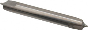 Hertel 1/8" Radius, 5/16" Diam, 2 Flute Solid Carbide Corner Rounding End Mill Double End, Uncoated, 2-1/2" OAL, 5/16" Shank Diam CFR16310A - 74127283