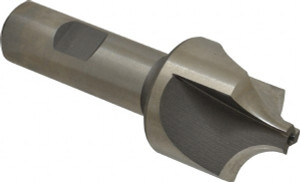 Hertel 1/2" Radius, 1-3/8" Diam, 3 Flute High Speed Steel Corner Rounding End Mill Single End, Uncoated, 3-3/4" OAL, 3/4" Shank Diam 12740 - 79573010